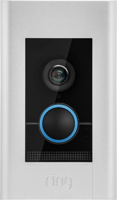 Ring - Video Doorbell Elite - Satin Nickel