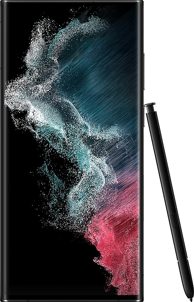 Samsung - Galaxy S22 Ultra 5G 128GB (Unlocked) - Phantom Black - Image 2