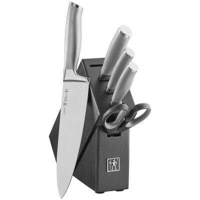 Henckels Modernist 6-pc Studio Knife Block Set - Stainless Steel