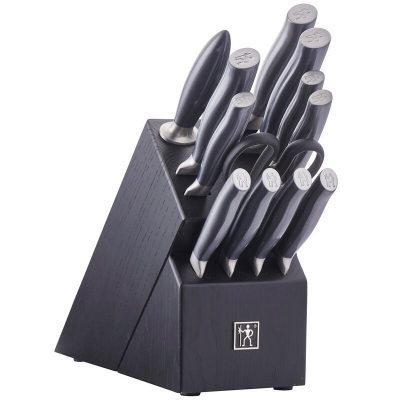 Henckels Graphite 13-pc Knife Set with Block - Stainless Steel