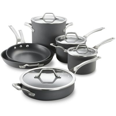 Calphalon Signature Hard Anodized Nonstick 10 Piece Cookware Set