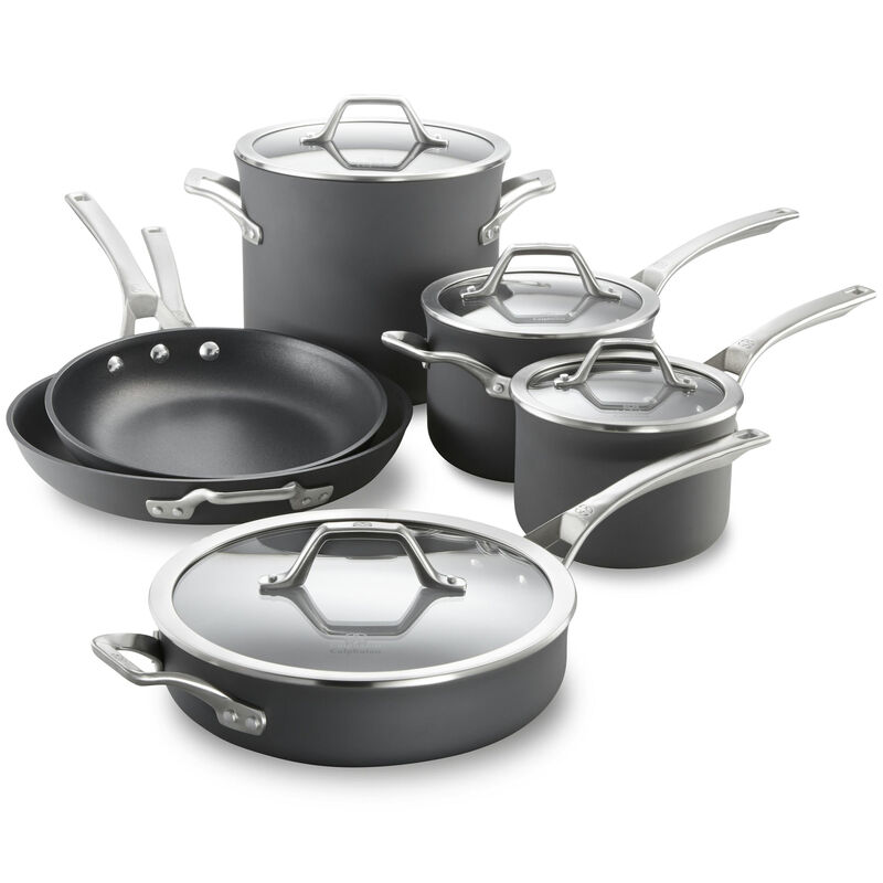 Calphalon Signature Hard Anodized Nonstick 10 Piece Cookware Set