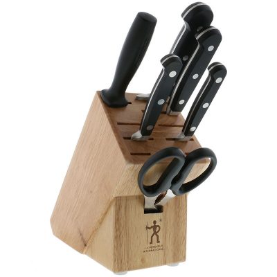 Henckels CLASSIC 7-pc Knife Block Set - Black
