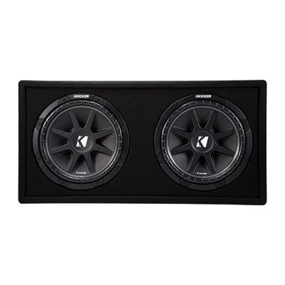 Kicker Dual 12" 2 Ohm Ported Subwoofer Box