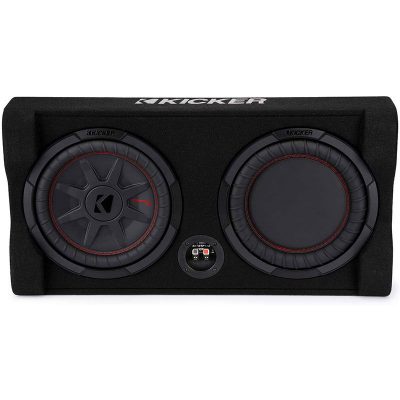 Kicker Down Firing Shallow Mount 10" Subwoofer Box