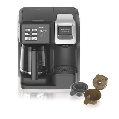 Hamilton Beach FlexBrew 2 Way Coffee Maker with 12-Cup Capacity - Black