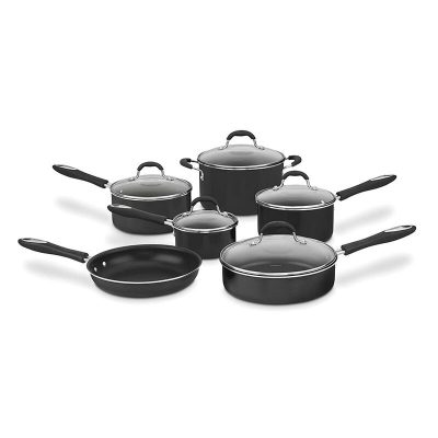 Cuisinart Advantage Nonstick 11-Piece Cookware Set - Black