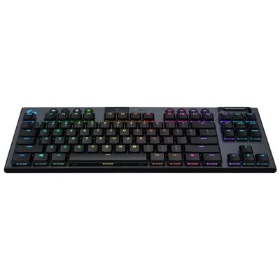 Logitech G915 TKL Tenkeyless Lightspeed Wireless RGB Mechanical Gaming Keyboard - Carbon