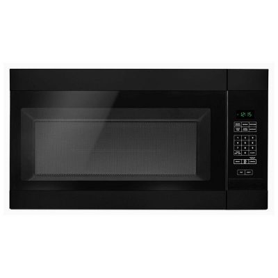 Amana 30 in. 1.6 cu. ft. Over-the-Range Microwave with 10 Power Levels & 300 CFM - Black