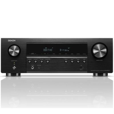 Denon 5.2 Ch. 75W 8K AV Receiver with Built-In HEOS - Black