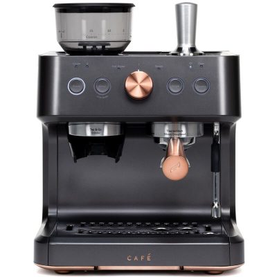 Cafe Bellissimo Semi-Automatic Espresso Machine + Frother - Matte Black