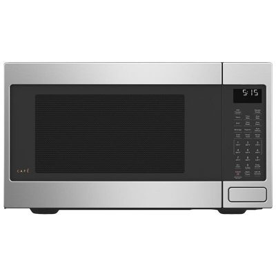 Cafe 22 in. 1.5 cu.ft Countertop Smart Microwave with 10 Power Levels & Sensor Cooking Controls - Stainless Steel