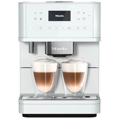 Miele MilkPerfection Countertop Coffee Machine with WiFi Connect, AromaticSystem, OneTouch for 2 Convenient Cleaning and Maintenance Programs - LotusWhite