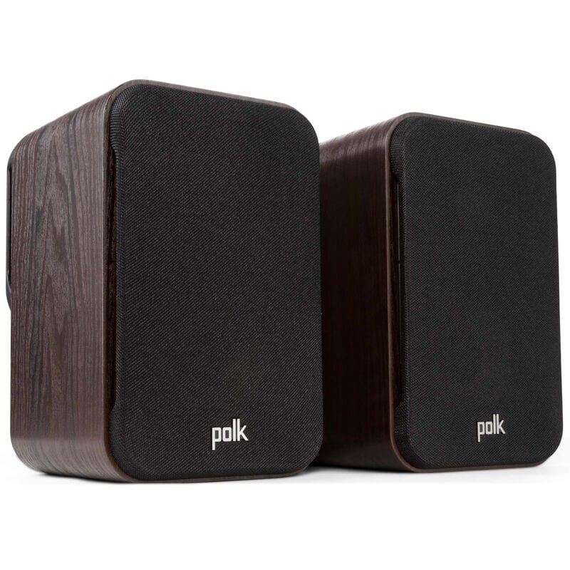 Polk Signature Elite ES10 High Quality Wall-Mountable Satellite Surround Speakers (Pair) - Brown