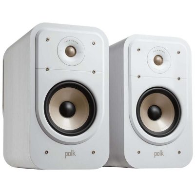 Polk Signature Elite ES20 High-Quality Bookshelf Speakers (Pair) - White