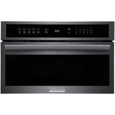 Frigidaire Gallery 30 in. 1.6 cu.ft Built-In Microwave with 9 Power Levels & Sensor Cooking Controls - Black Stainless Steel