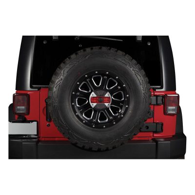 ALPINE Jeep Wrangler spare tire mount rear-view camera