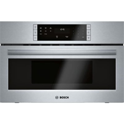 Bosch 500 Series 30 in. 1.6 cu.ft Built-In Microwave with 10 Power Levels & Sensor Cooking Controls - Stainless Steel