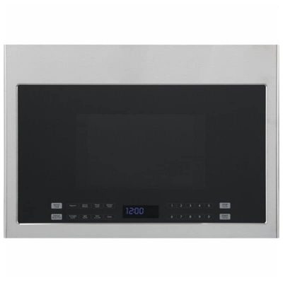 Haier 24" 1.4 Cu. Ft. Over-the-Range Microwave with 10 Power Levels, 300 CFM & Sensor Cooking Controls - Stainless Steel