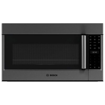 Bosch 800 Series 30 in. 1.9 cu. ft. Over-the-Range Microwave with 10 Power Levels, 385 CFM & Sensor Cooking Controls - Black Stainless Steel