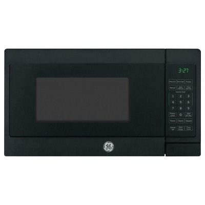 GE 17 in. 0.7 cu.ft Countertop Microwave with 10 Power Levels - Black