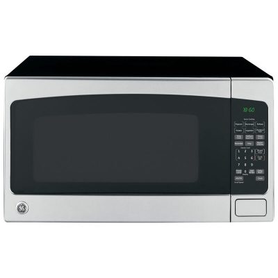 GE 24 in. 2.0 cu.ft Countertop Microwave with 10 Power Levels & Sensor Cooking Controls - Stainless Steel