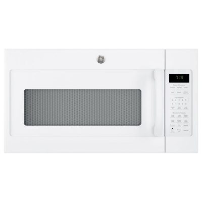 GE 30" 1.9 Cu. Ft. Over-the-Range Microwave with 10 Power Levels, 400 CFM & Sensor Cooking Controls - White