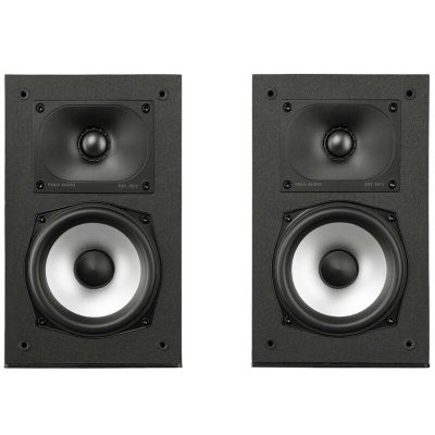 Polk Monitor XT15 High Resolution Compact Bookshelf Speakers (Pair) - Black