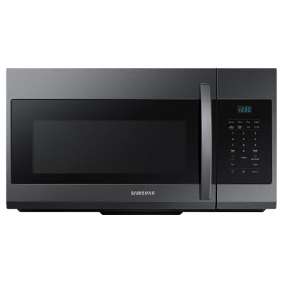 Samsung 30" 1.7 Cu. Ft. Over-the-Range Microwave with 10 Power Levels & 300 CFM - Black Stainless Steel