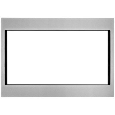 KitchenAid 27 in. Trim Kit for Countertop Microwaves - Black-on-Stainless