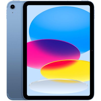 Apple 10.9" iPad (2022, Gen 10), Wi-Fi+Cellular, 64GB, Blue