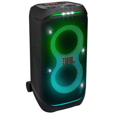 JBL PARTYBOX STAGE 320 Portable Party Speaker with Wheels - Black