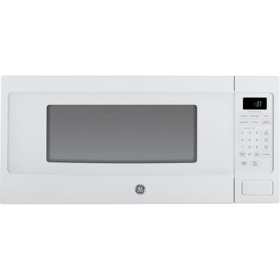 GE Profile 24 in. 1.1 cu.ft Countertop Microwave with 10 Power Levels & Sensor Cooking Controls - White