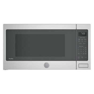 GE Profile 24 in. 2.2 cu.ft Countertop Microwave with 10 Power Levels & Sensor Cooking Controls - Stainless Steel