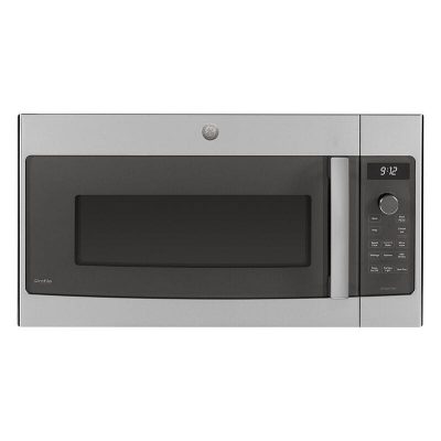 GE Profile 30" 1.7 Cu. Ft. Over-the-Range Microwave with 10 Power Levels, 300 CFM & Sensor Cooking Controls - Stainless Steel