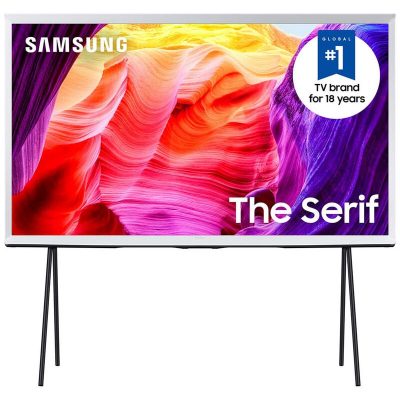 Samsung - 43" Class The Serif (LS01D) Series QLED 4K UHD Smart Tizen TV