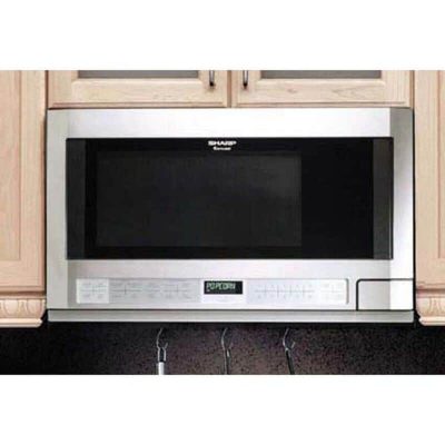 Sharp 24 in. 1.5 cu.ft Over-the-Counter Microwave Microwave with 11 Power Levels & Sensor Cooking Controls - Stainless Steel