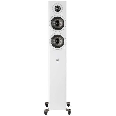 Polk Reserve R500 Premium Compact Floor-Standing Tower Speaker - White