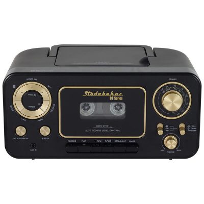 Studebaker Single CD Bluetooth/AM/FM/Cassette Boombox