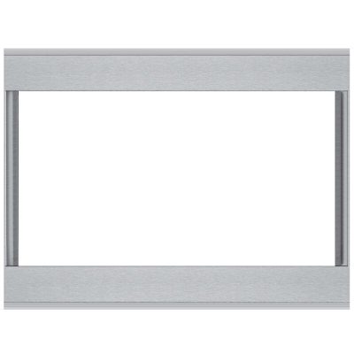 Sharp 27 in. Built-in Trim Kit for Microwaves - Stainless Steel