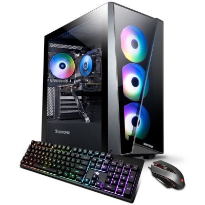 iBUYPOWER Gaming PC SlateMRI7N46T01 Intel Core i7 13700F 2.1 GHz (5.2 GHz Max Turbo), NVIDIA GeForce RTX 4060Ti 8GB, 16GB DDR5 5200 MHz RAM, 1TBNVMeSSD,Windows 11 Home 64-bit