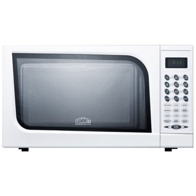 Summit 18 in. 0.7 cu.ft Countertop Microwave with 10 Power Levels - White