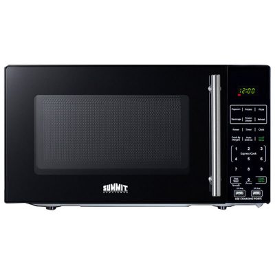 Summit 18 in. 0.7 cu. ft. Countertop Microwave with 11 Power Levels - Black
