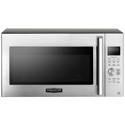 Signature Kitchen Suite 30 in. 1.7 cu. ft. Over-the-Range Smart Microwave with 10 Power Levels, 300 CFM & Sensor Cooking Controls - Stainless Steel