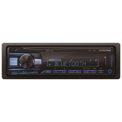 Alpine In-Dash Detachable Face Media Receiver Car Stereo