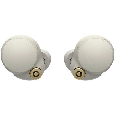 Sony - WF-1000XM4 True Wireless Noise Cancelling In-Ear Headphones - Silver