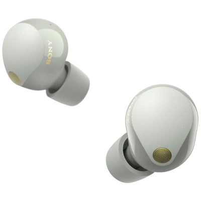 Sony WF-1000XM5 Noise-Canceling True Wireless In-Ear Headphones (Silver)