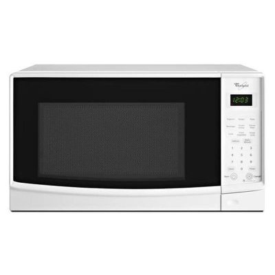 Whirlpool 18 in. 0.7 cu.ft Countertop Microwave with 10 Power Levels - White