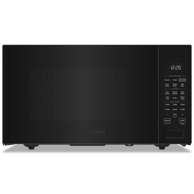 Whirlpool 22 in. 1.6 cu. ft. Countertop Microwave with 10 Power Levels & Sensor Cooking - Black