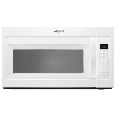 Whirlpool 30" 1.9 Cu. Ft. Over-the-Range Microwave with 10 Power Levels, 300 CFM & Sensor Cooking Controls - White